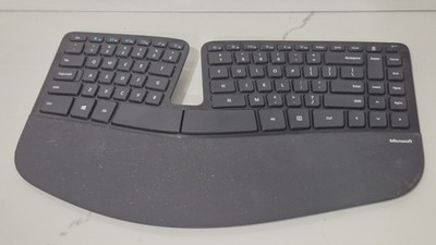 Microsoft 1559 Sculpt Ergonomic Wireless Keyboard With Dongle, WORKING Scratched
