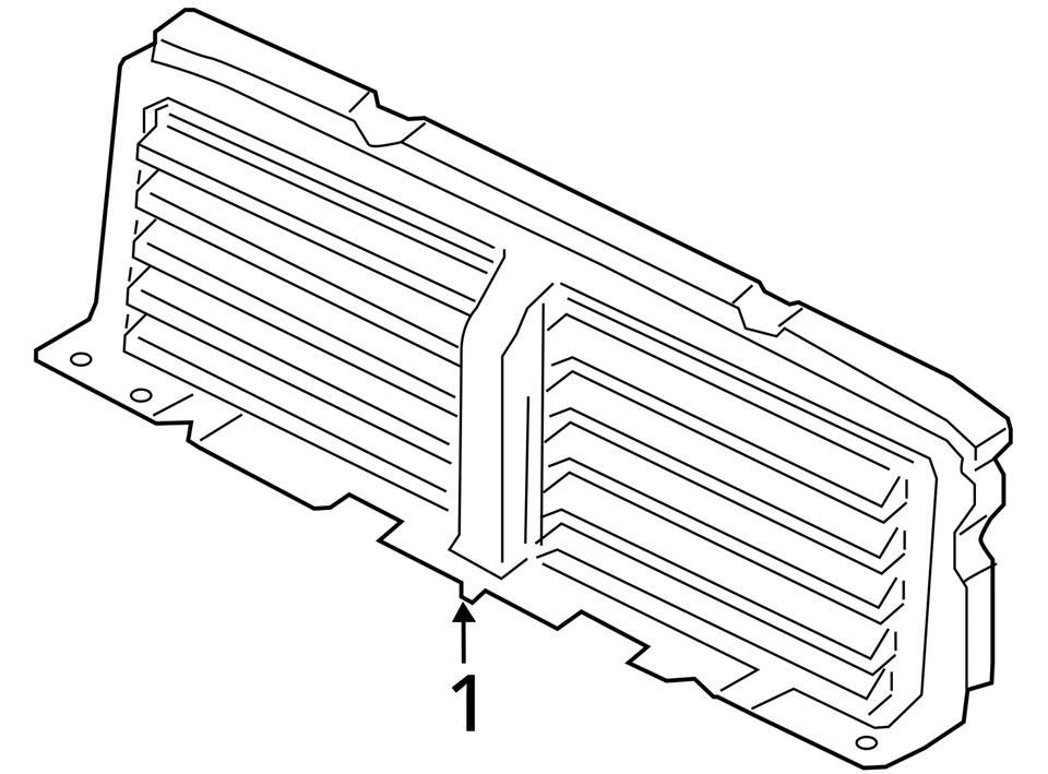 GRILLE SHUTTER Fits 17-20 F-PACE , T2H41245 - Изображение 4 из 4