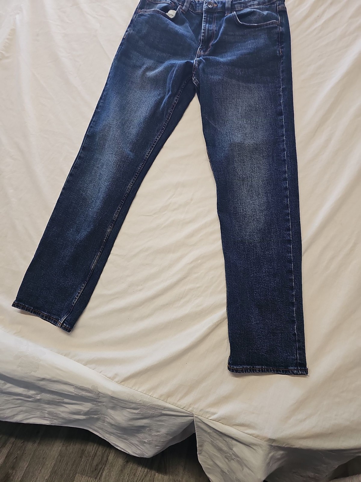 Red Herring Men's Straight Leg Dark Wash Denim Jeans w30 l31 SS1091 image 4