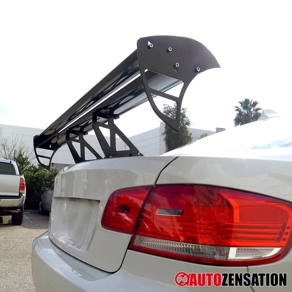 F1 GT Style Adjustable Dual Deck Trunk Spoiler Wing 52" Aluminum - Изображение 4 из 4