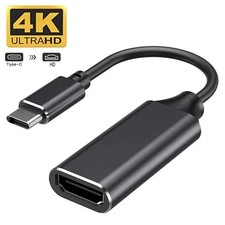 USB Type C to HDMI-compatible Adapter Cable USB-C to HDMI Cable Converter 4K