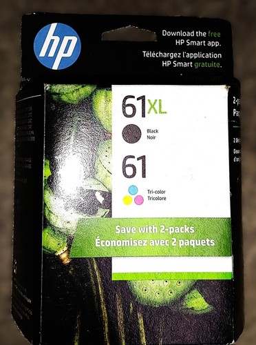 Pack combiné d'encre d'origine HP CZ138FN#140 #61XL noir et #61 couleur - oct 2025