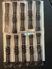 10 Stitched Leather Timex Watch Bands / Straps 19mm