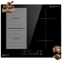 Induktionskochfeld 60Cm 4 Zonen Flexzonen 7200W Mit Boost-Funktion Timer