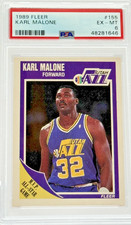 Karl Malone (1989) Fleer #155 M.V.P All-Star Game