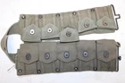 US Military Issue WW2 Era M1 Garand 30-06 Enbloc Clip Canvas Belt Pouch A35