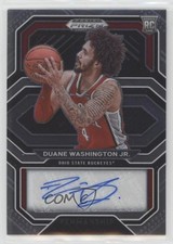 2021 Panini Prizm Draft Picks College Penmanship Duane Washington Jr Auto 0s21