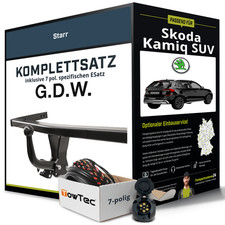 Anhängerkupplung starr für SKODA Kamiq SUV +E-Satz NEU AHK