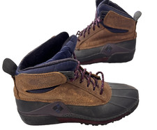 Columbia Bugaboot High Mens 8 Brown Leather Waterproof Ankle Duck Boots Winter