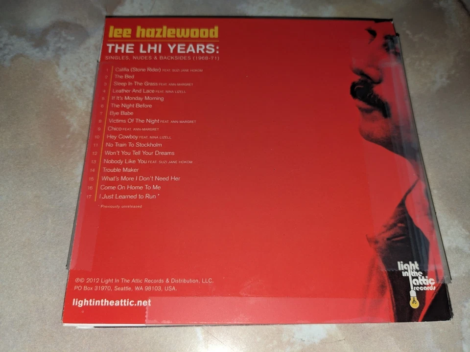 Lee Hazlewood ‎– The LHI Years: Singles, Nudes & Backsides CD See Description  Foto 2 de 4