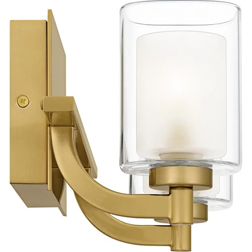 Brushed Gold  Bathroom Vanity Light from the Kolt Collection - Picture 4 of 5