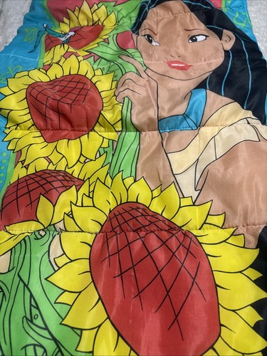 Vintage 90er Jahre Disney Pocahontas Schlafsack - Bild 2 von 4