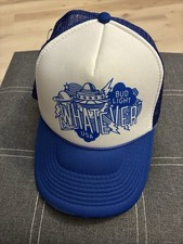 Whatever Trucker SnapBack Hat Mesh Blue White