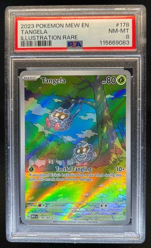 2023 Pokemon SV 151 MEW EN Tangela #178/165 PSA 8