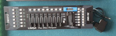 LIXADA DMX512 DMX-Controller, 192 Kanäle - professionelle (Musik-)Lichtsteuerung