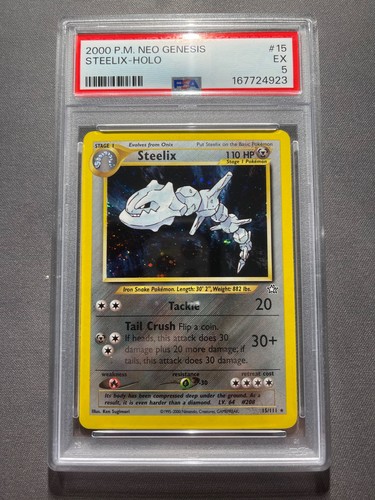 Steelix (Unlimited) graded PSA 5 for sale on eBay