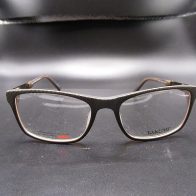 R*n様 GY-TC1000 teamnoteCAM TAKUMI Eyeglass Frames TK941 Magnetic Clip-On 55-18-140 Brown