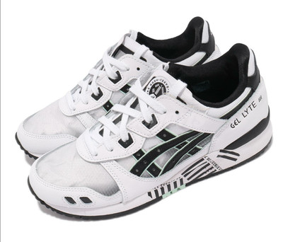 Sz 9.5 - Asics Wmns GT Lyte 3 OG 'Modern Tokyo Pack - White Black'