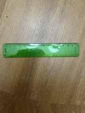 Yoobi 6 Inch Green Translucent Plastic Ruler ...
