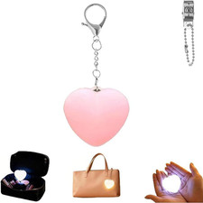 Rechargeable LED Purse Light with Sensor - Valentine's Gift for Her Pink 