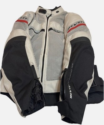Rev'it Tornado Motorcycle Jacket Mesh, Multi-Layered, White, Size M