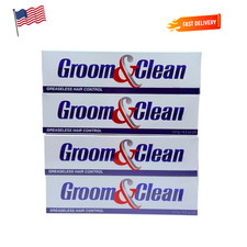 Groom Clean Greaseless Hair Control, 4.5 oz Pack of 4