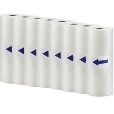 8 Rolls 11x50 Vacuum Sealer Embossed Bags Sous Vide - Kitchen Food Saver Storage