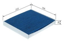 Filtre d'habitacle Rover 623