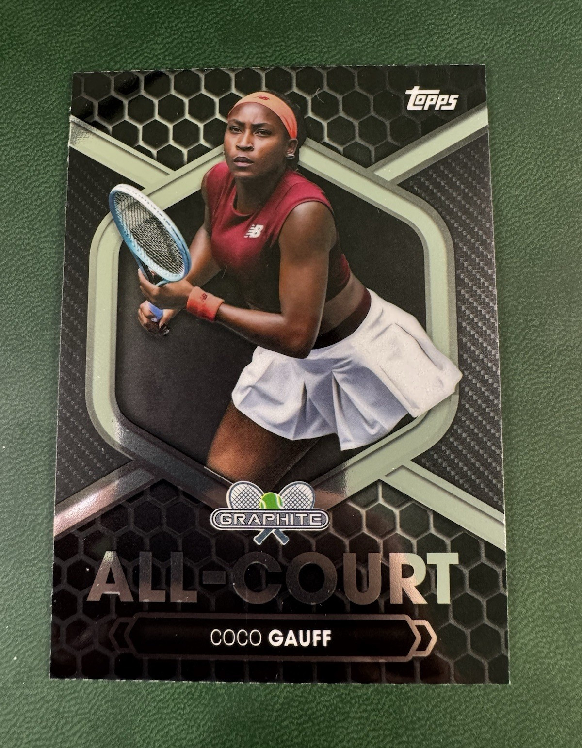 Coco Gauff #AC-1 Tennis Cards 2026 Topps Graphite All Court trading card — raw and PSA graded price guide