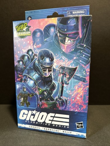 G.I. JOE Classified Series, Figura de Mad Marauders Gabriel Barbecue Kelly 58 Coleccionable, con
