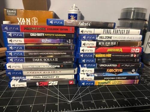 PS4/PS5 Game Lot – Persona, FF XVI, Dark Souls, MGS, CoD + 18 Games
