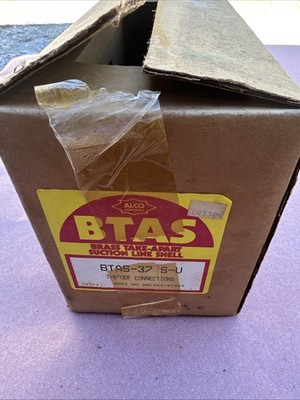 Alco BTAS-37 S V Brass Take-Apart Suction Line Filter Drier Shell 7/8  ODF NIB !