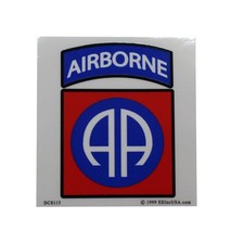 US Army 82nd Airborne Division Sticker Decal - Car Window Bumper  OFFICIAL S066