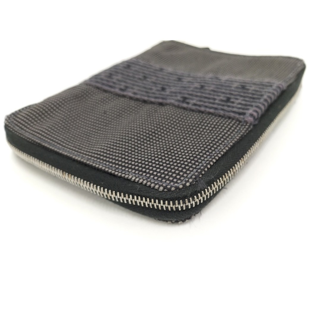 HERMES Yale Line Round Zipper Coin Case Canvas Gr… - image 6