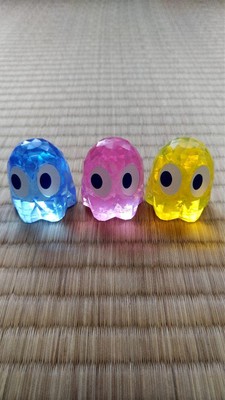 Pac-Man Ghost Clear Figure, All Types Set, Namco Limited