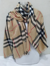 Burberry London Scarf 100% Cashmere Rectangul...