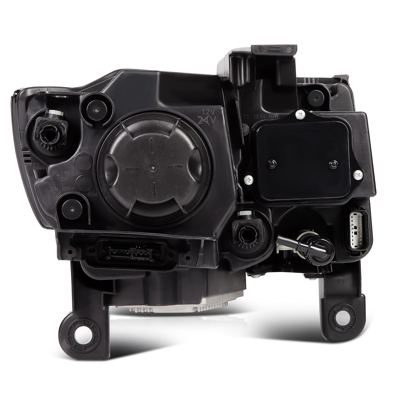 Pair [LED DRL Type] HID Headlights For Jeep Grand Cherokee Altitude 2014-2015