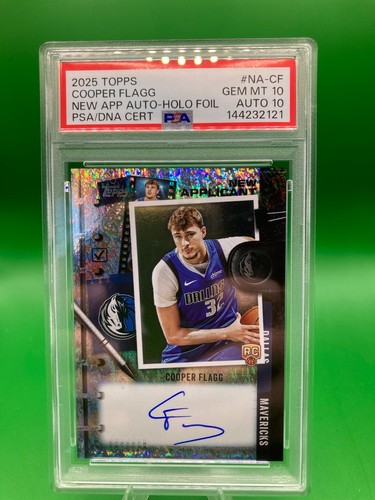 Cooper Flagg [Holo Foil] #NA-CF 2025 Topps New Applicants Autograph card