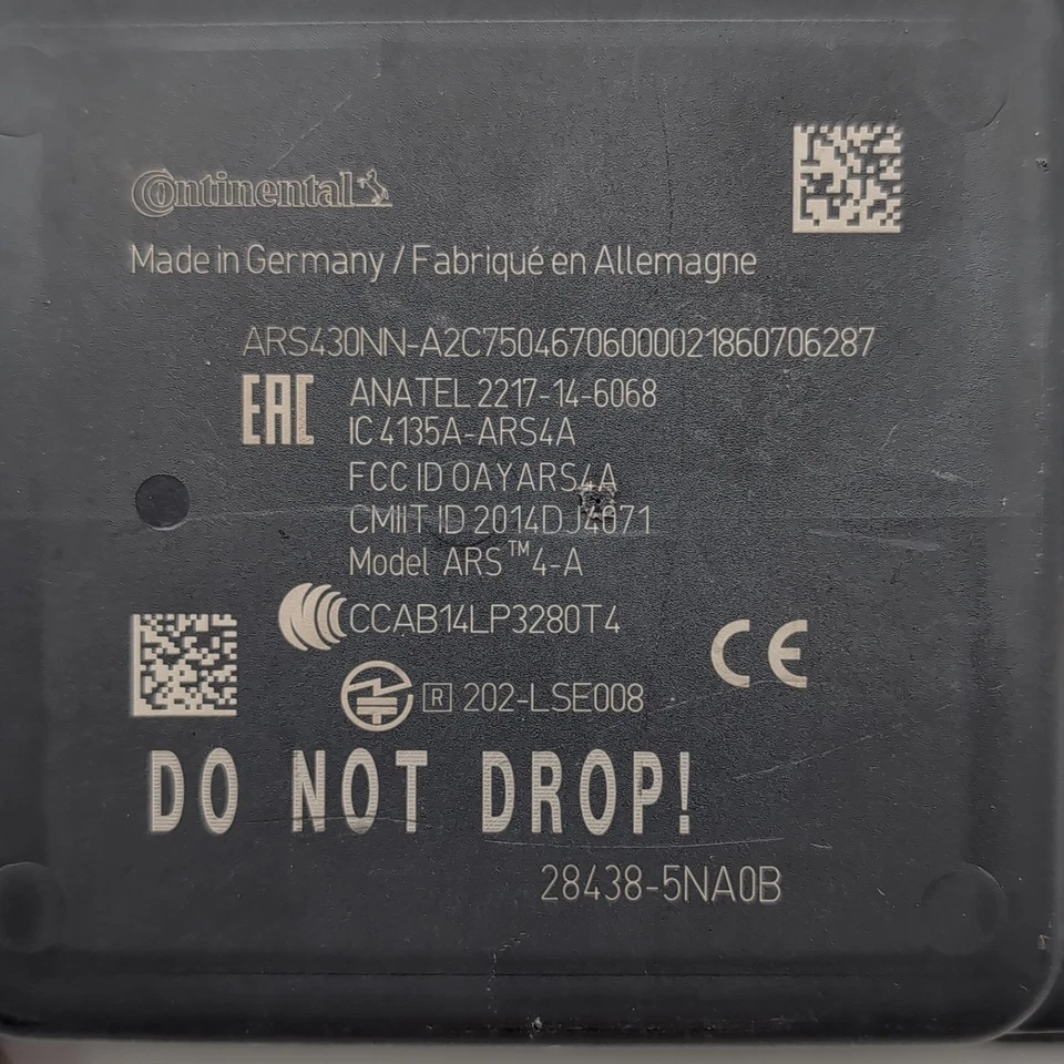 2019 2020 Infiniti QX50 Adaptive Cruise Distance Radar Sensor OEM 28438-5NA0B - Image 4 of 4