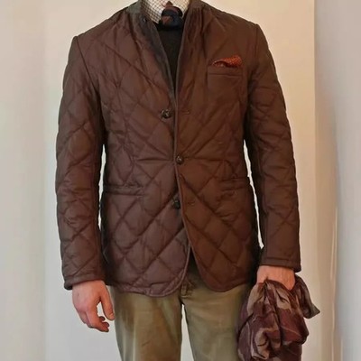 Autumn/winter Men's Cotton-padded Lightweight Versatile European Style Jacket Fo