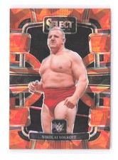 2024 Panini Select WWE Nikolai Volkoff Orange Ice Prizms 73 Parallel
