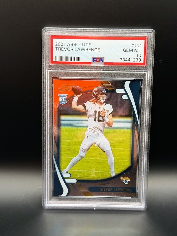 2021 Absolute TREVOR LAWRENCE True Base Rookie Card RC #101 PSA 10 GEM MINT