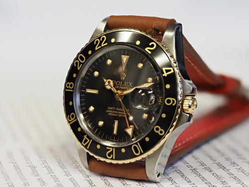 Rolex GMT Master 1675 Two Tone Black Nipple Dial 1976 - Picture 16 of 19