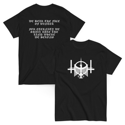 Kaevum T-Shirt S-2XL Nordvrede Goatmoon Black Metal Darker Than Black
