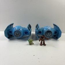 Star Wars TIE Fighter Toy Replica with Yoda and Chewbacca Figures Collectable