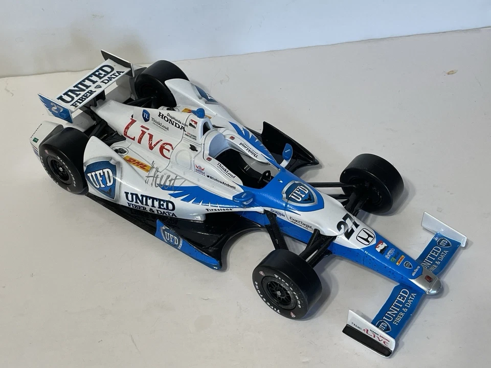 Firmado James Hinchcliffe 27 Andretti 2014 Greenlight Edición Limitada IndyCar 1/18 Diecast Foto 3 de 4