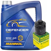 MotoröL Set Mannol 10W-40 4 Liter + ÖLfilter FüR Audi Seat Skoda VW Polo Lupo