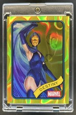 2025 Topps Chrome Marvel Destiny Yellow Lava Refractor #175