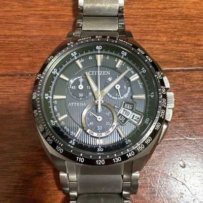 USED CITIZEN Attesa Titanium Eco Drive H610 T016782 Men's Watch Japan Authentic
