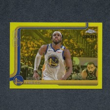 2025-26 Topps Chrome Basketball Buddy Hield Yellow Refractor 235/275 #YB